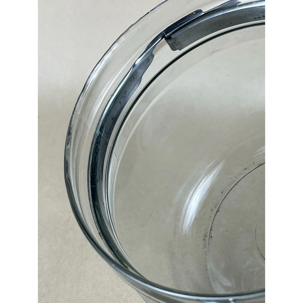 VTG FLAMEWARE PYREX GLASS DOUBLE BOILER 1.5 Qt #6283 Complete 3 Piece‎ Set